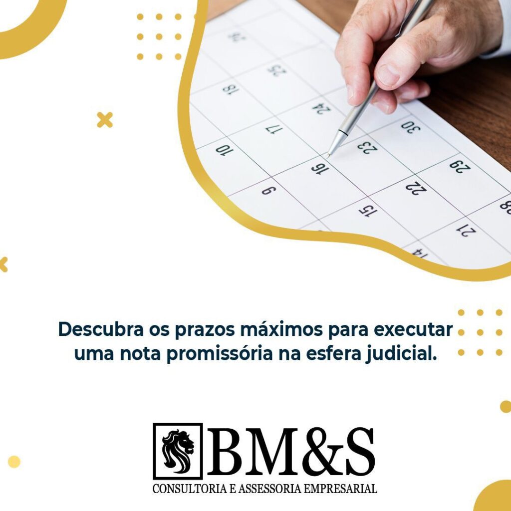 PRAZO PARA EXECUÇÃO DE NOTA PROMISSÓRIA!